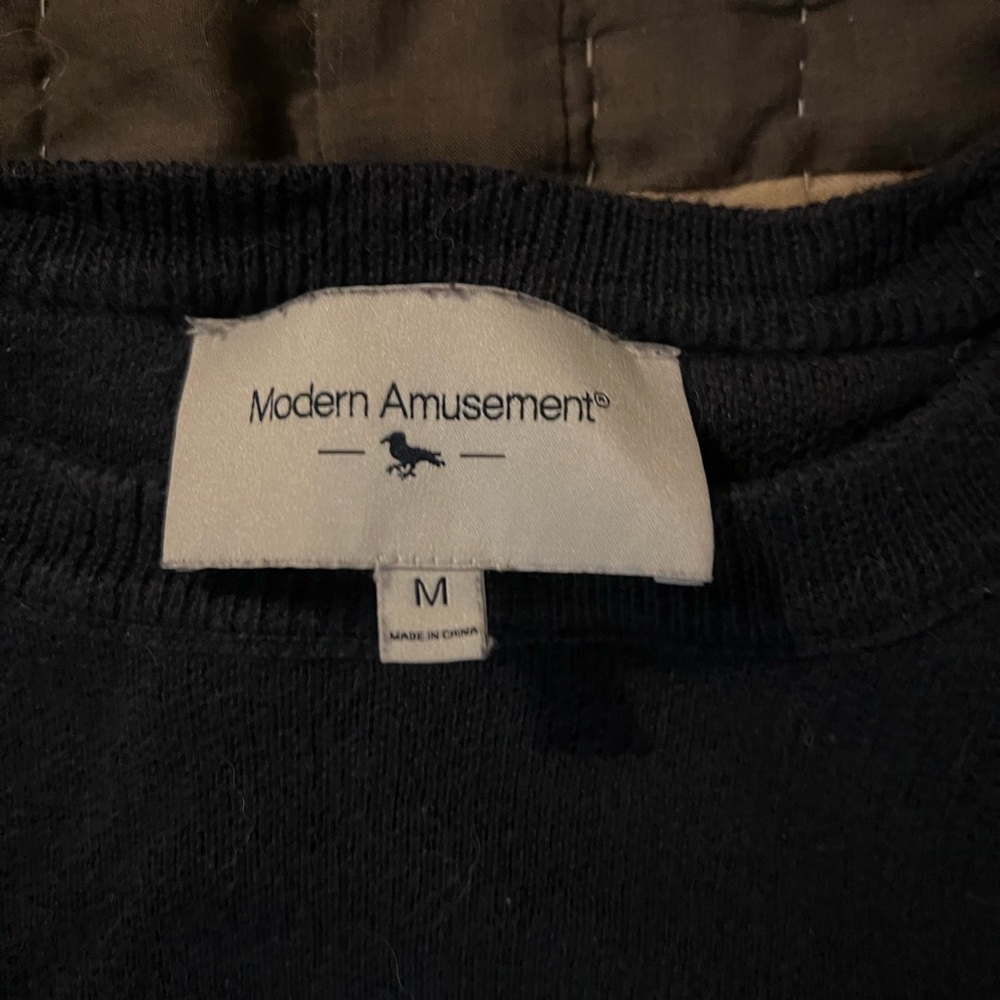 Modern Amusement men’s blue sweater